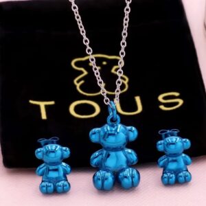 Conjunto de ositos de color metálico