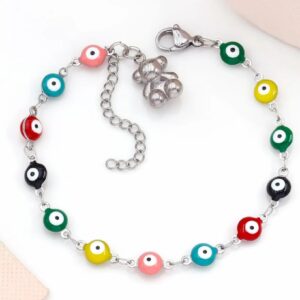 Pulsera de ojitos de colores